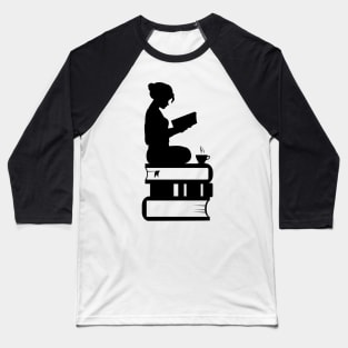 girl on books Baseball T-Shirt